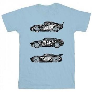 Disney Cars Text Racers T-Shirt für Damen aus Baumwolle