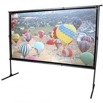Elite Screens Yard Master 2 Dual (180, 16:9), Leinwand, Schwarz, Silber