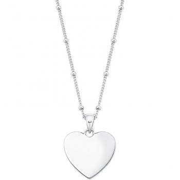 Collar de plata 925 con diseño de corazón