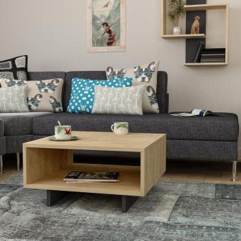 Decortie Couchtisch Hola, minimalistischer Couchtisch, 60 x 60 x 32 cm