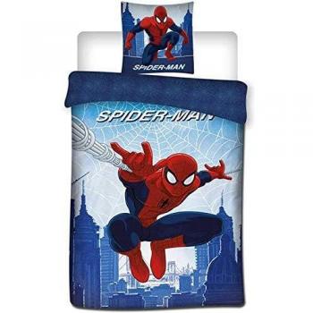 Parure de Lit Spider-man avec Taies d'Oreiller