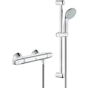 Tempesta 100 Brausegarnitur in 600 mm Stange – Grohe Grohtherm 1000 Set