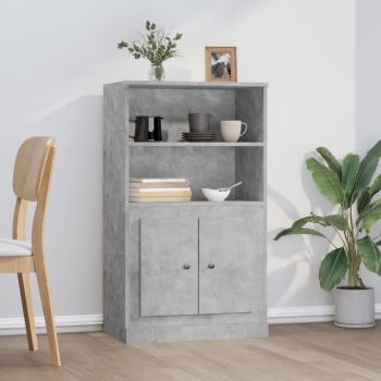 Armoire latérale gris béton 60x35,5x103,5 cm