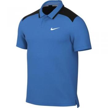 Nike Court Dri-Fit Advantage Polo Herren blau und schwarz XXL