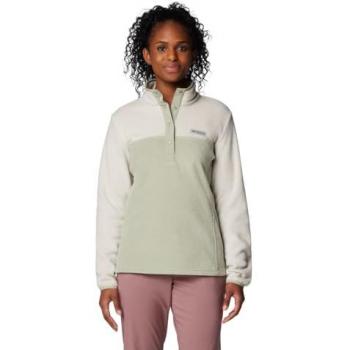 Chaqueta polar de senderismo montaña mujer, Columbia Benton beige