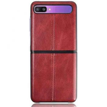 Protezione retro Z Flip 2 in pelle