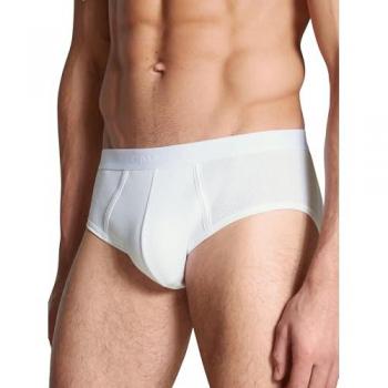CALIDA Herren Baumwoll Slip im Doppelpack, Größe XL, Weiß
