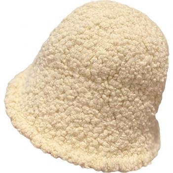 Winter Felt Lamb Wool Bucket Hat