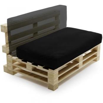 Coussin Imperméable 120x60 cm Déhoussable Bananair Noir