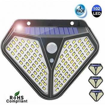 Shinmax Solar Outdoor Security Light 102 LEDs
