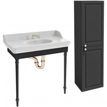 Console de lavabo Cléo 1889 avec mélangeur or