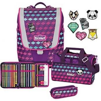 4‑teiliger Scout Ultra Schulranzen‑Kombi