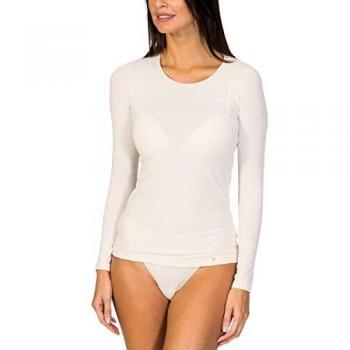 Camiseta Interior de Mujer ZD Manga Larga Color Cava Talla 44