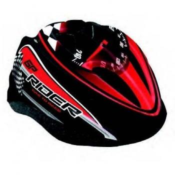 Casco Bici Junior GP-Rider Rosso 52-56mm EN1078 MVTEK