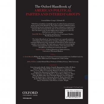 Maisel, Louis Sandy The Oxford Handbook Of American Political Parties And Interest Groups (Oxford Handbooks) (The Oxford Handbooks Of American Politics)