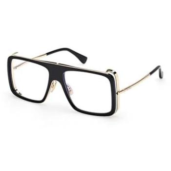 Max Mara MM5172-B 001 Bleues-Light Block 55 Lunettes De Vue Femme Noires