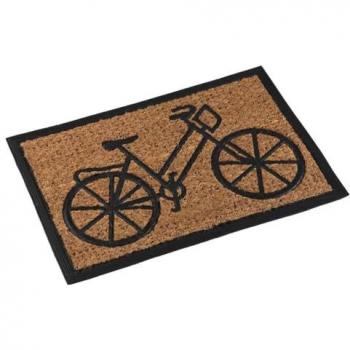 Eco‑Black FibroBike Mat – Versatile Rectangle, 40x2x60 cm