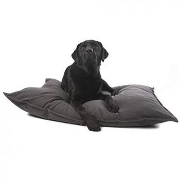 Baumwoll-Hundekissen Tivoli 100 x 70 cm Grau
