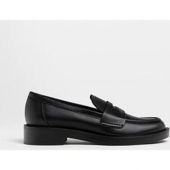 Stradivarius Klassische Loafer Schwarz 35