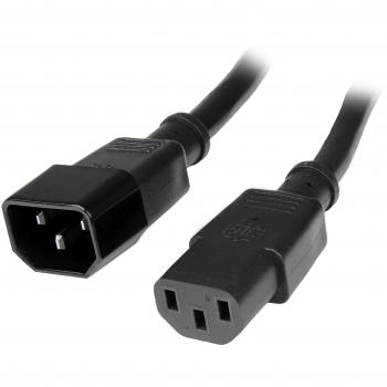 C14/C13 Extension Cable 60 cm – StarTech – Schwarzes Netzteilkabel