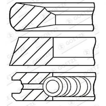 Aros de Pistón G.E. 08-127900-00