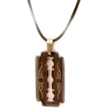 Joyas “Peaceful” – Collar en Acero Gris Antracita L5122