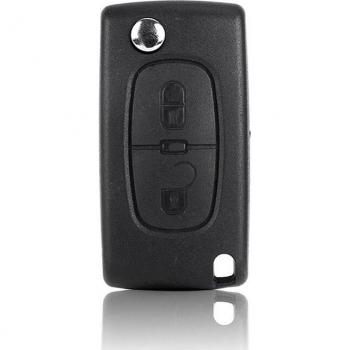 2 Buttons Case V2 Car Key Control Cover for PEUGEOT 407