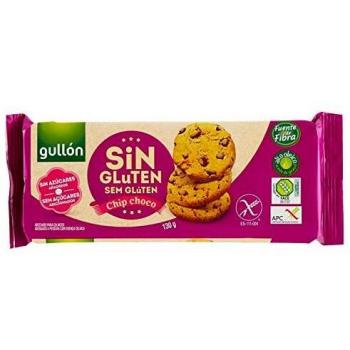 Gullón Cookies mit Schokoladenstückchen (130 G, zuckerfrei)