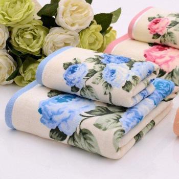 Peony Cotton Towel Set