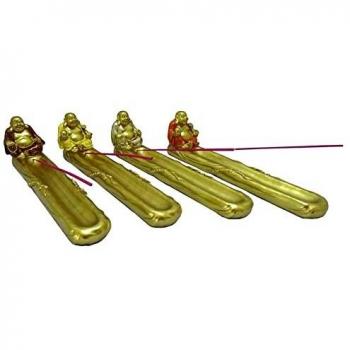 Mini Lucky Chinese Laughing Buddha Incense Burner