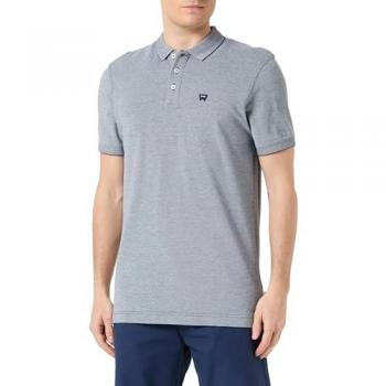 Wrangler Poloshirt Korte Mouw Navy