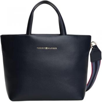 Dunkelblaue Tommy Hilfiger Handtasche Th Logotape Mini Tote