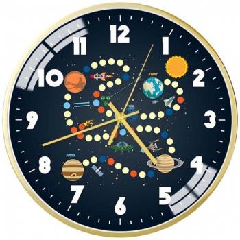 Galactic Dreams Modern Wall Clock