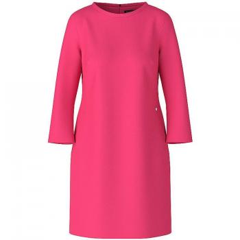Marc Cain Pinkes Midikleid Rundhalsausschnitt 34