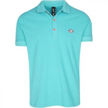 Replay Polo a maniche corte, colore Maui Azure, taglia L