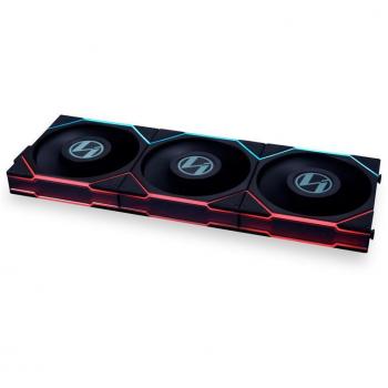 Pack Triple de Ventiladores Lian Li UNI‑FAN TL 120 mm RGB en Negro