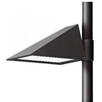 Luminaire tête de mât 350x585x600mm graphite pour lampe iodure E27 150W max