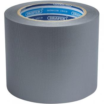 Draper 49433 Duct Tape Roll, 33m x 100mm, Grey