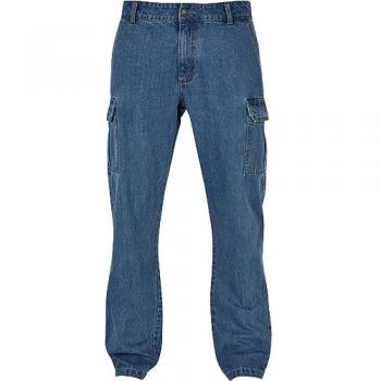 Jeans cargo Urban Classics Bleu 32 Coupe droite homme
