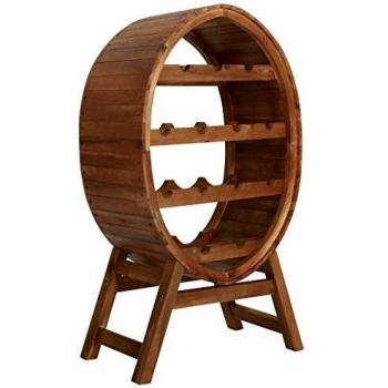 Acacia Wood Wine Rack 13 Bottles