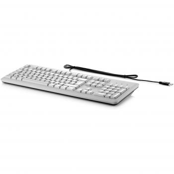 HP USB Business Slim Tastatur für Unternehmen in Grau (CH)