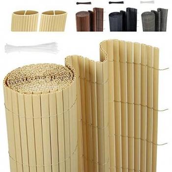 Sekey Balcone Bambù PVC Resistente alle Intemperie