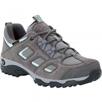 Chaussures de Randonnée Basses Femme Jack Wolfskin Vojo Hike 2 Texapore Low, Tarmac Grey 6011, 40.5 EU