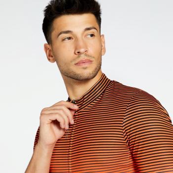 Maglia da Ciclismo Odlo Essential Arancio Uomo Taglia M