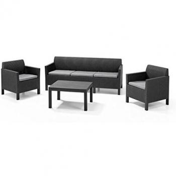 Set di Mobili Allibert Orlando 4 Unità – Graphite