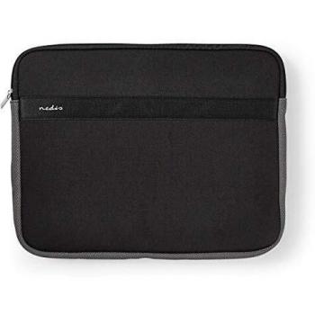 Notebook-Tasche 13-14 Neopren Anthrazit Schwarz