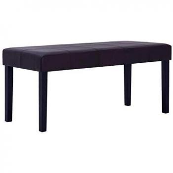 VidaXL 106cm Circular Artificial Leather Bench
