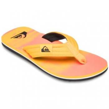 Tongs Quiksilver Layback II Molokai Jaune Orange 43