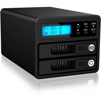 Raidon GR3680-SB3 RAID Speicherlösung für 2x 2,5 oder 3,5 SATA HDD/SSD