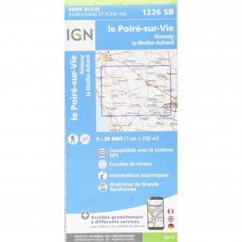 le Poiré-sur-Vie.Aizenay.Les Achards 1:25 000